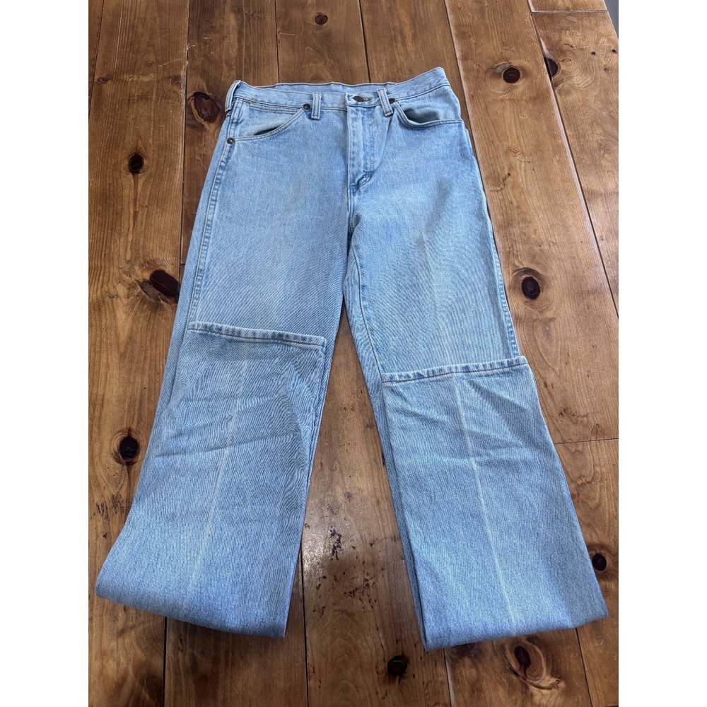 Wrangler Jeans Men's Light Wash W28 L34 Straight Leg Denim
